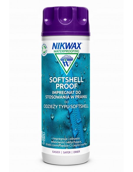 NIKWAX zestaw TECH WASH/SOFTSHELL PROOF 2x300ml pranie i integracja softshell