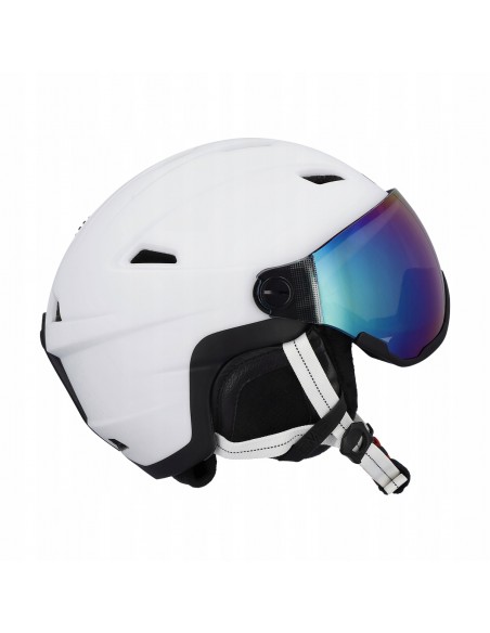 Kask narciarski snowboardowy z szybą CMP 38B4697/00XS biały