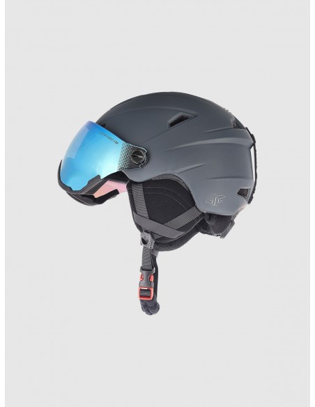 Kask narciarski snowboardowy z szybą 4F 4FWAW24AHELU090 22S