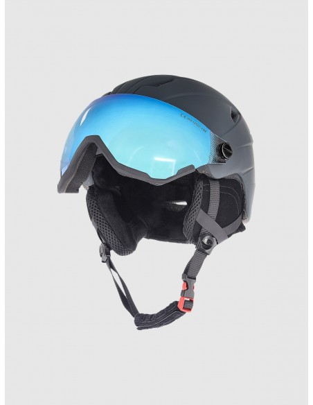 Kask narciarski snowboardowy z szybą 4F 4FWAW24AHELU090 22S