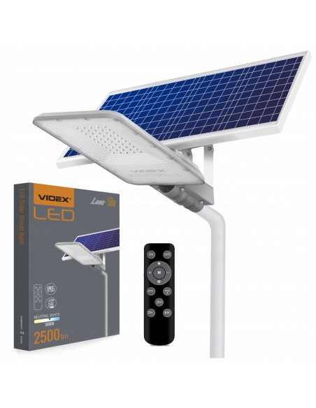 Lampa solarna uliczna VIDEX VLE-SLSO-305 100W