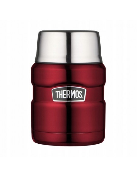 Termos na jedzenie THERMOS stalowy z łyżką i kubkiem max 14h 470ml 173021