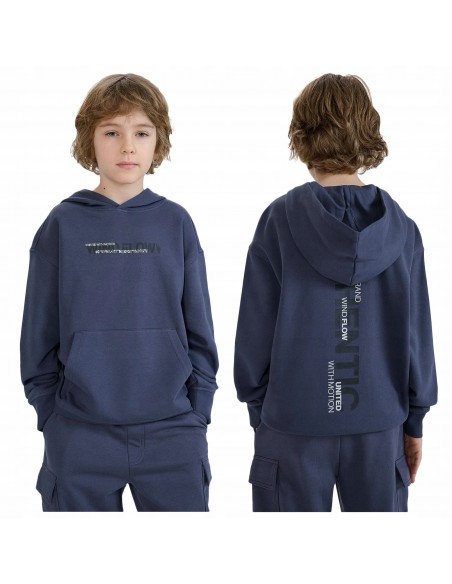 Bluza dziecięca kangurka dresowa 4F 4FJWSS25TSWSM1511 22S