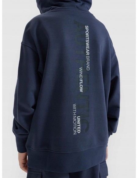 Bluza dziecięca kangurka dresowa 4F 4FJWSS25TSWSM1511 22S