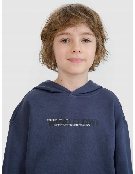 Bluza dziecięca kangurka dresowa 4F 4FJWSS25TSWSM1511 22S
