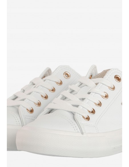 Trampki damskie buty sneakersy niskie BIG STAR RR274748 BIAŁY