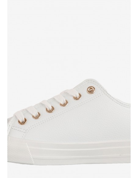 Trampki damskie buty sneakersy niskie BIG STAR RR274748 BIAŁY