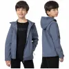 KURTKA dziecięca 4F przejściowa TREKKINGOWA SOFTSHELL NeoDry 5000 146