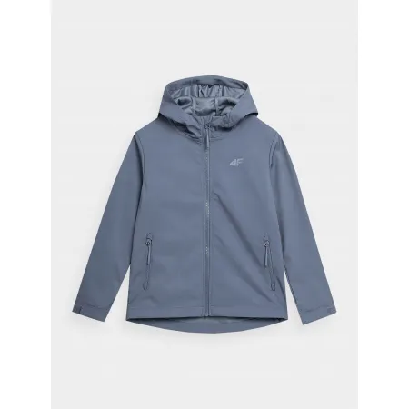 KURTKA dziecięca 4F przejściowa TREKKINGOWA SOFTSHELL NeoDry 5000 146