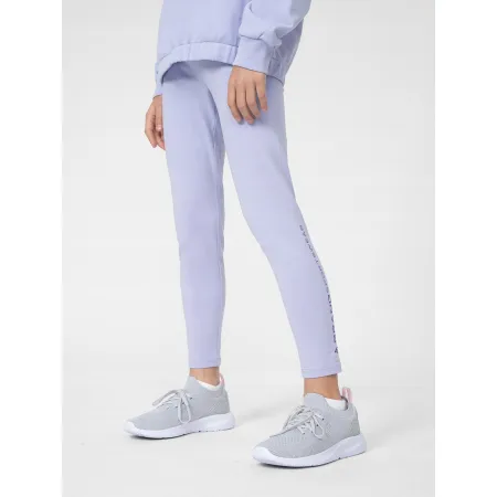 LEGGINSY spodnie DZIECIĘCE 4F JUNIOR TTIGF039 146