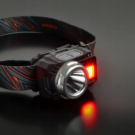 LATARKA czołowa VLF-H075C VIDEX wodoodporna czołówka USB COB+CREE 550Lm