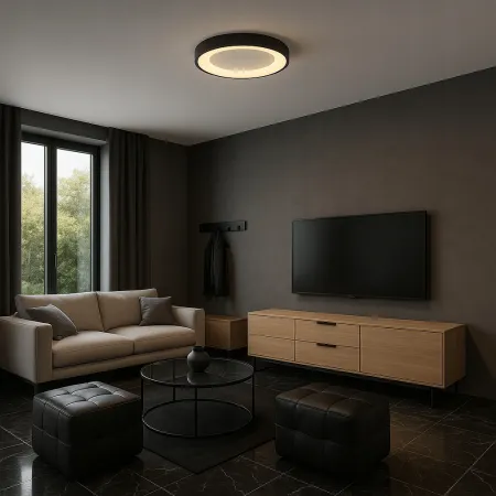 LAMPA do domu salonu PLAFON oprawa sufitowa oświetlenie VIDEX 72W LED 45cm