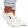 TRAMPKI damskie KORONKOWE buty BIG STAR z koronki W274925 białe 37