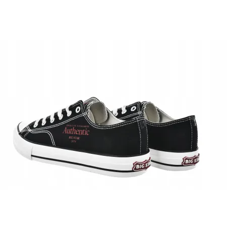 TRAMPKI męskie buty BIG STAR tenisówki czarne niskie NN174056 43