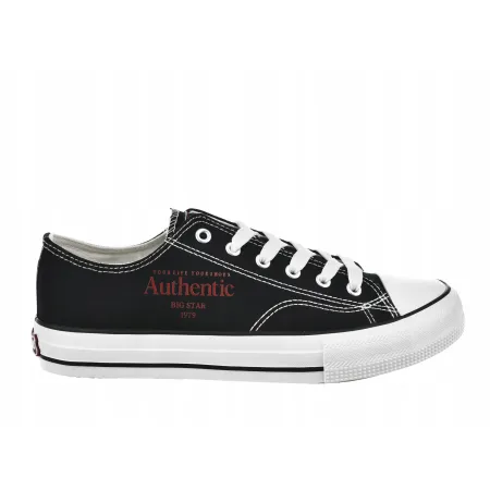 TRAMPKI męskie buty BIG STAR tenisówki czarne niskie NN174056 45