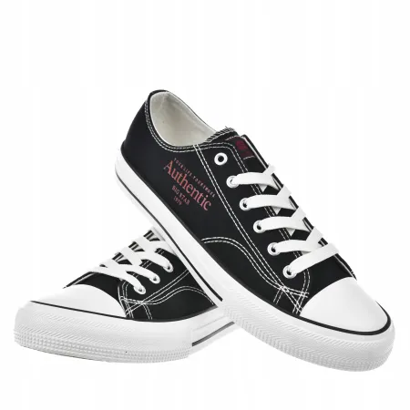 TRAMPKI męskie buty BIG STAR tenisówki czarne niskie NN174056 45