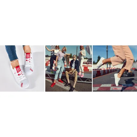TRAMPKI męskie SKÓRZANE BIG STAR wiosna tenisówki sneakersy NN174517 43