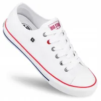 TRAMPKI męskie buty BIG STAR sneakersy tenisówki białe niskie NN174301 40