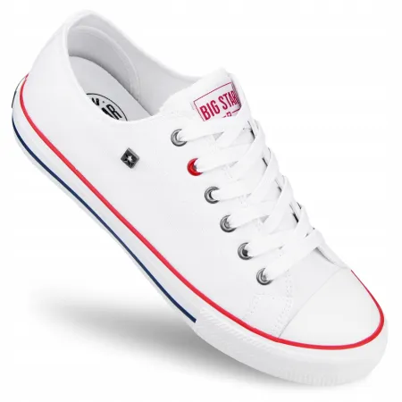 TRAMPKI męskie buty BIG STAR sneakersy tenisówki białe niskie NN174301 45