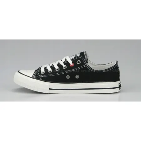 TRAMPKI męskie buty BIG STAR sneakersy tenisówki czarne niskie NN174300 43