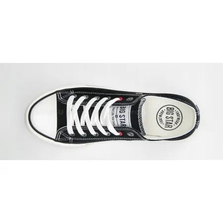 TRAMPKI męskie buty BIG STAR sneakersy tenisówki czarne niskie NN174300 43