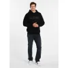 BLUZA męska z KAPTUREM PIT BULL gruba 360GSM KANGURKA PITBULL czarna XXXL