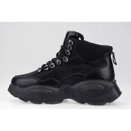 BUTY sneakersy damskie GOE z CYRKONIAMI OO2N4302 przejściowe zimowe 37