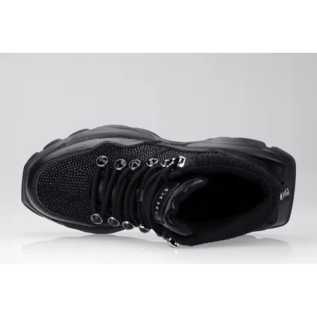 BUTY sneakersy damskie GOE z CYRKONIAMI OO2N4302 przejściowe zimowe 37