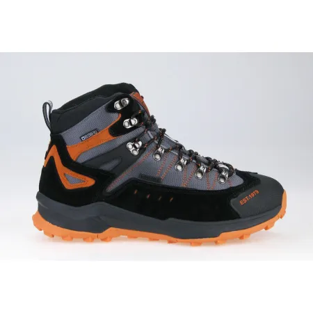 BUTY męskie trekkingowe BIG STAR oo174339 SKÓRZANE wodoodporne czarne 45