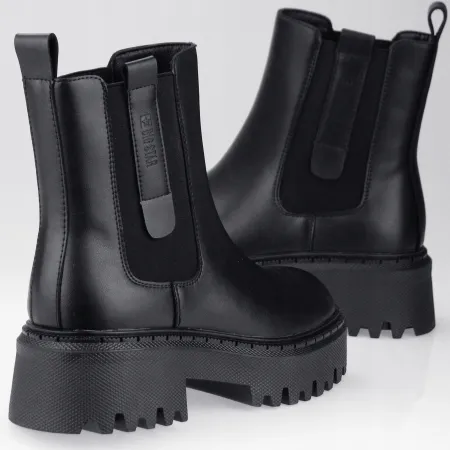 Botki buty ZIMOWE damskie BIG STAR sztyblety kozaki trzewiki OO274A386 40