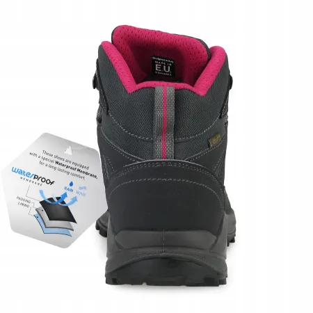 Buty TREKKINGOWE damskie wysokie CAMPUS APRES wodoodporne przejściowe wysokie 39