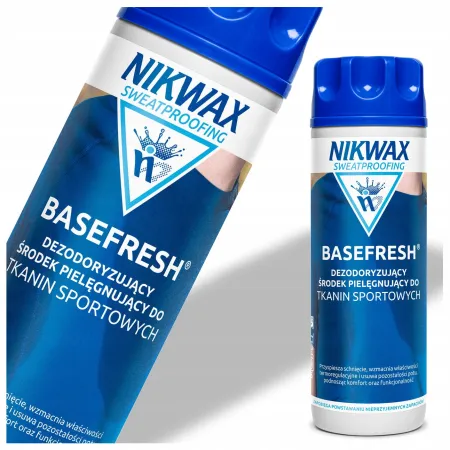 Nikwax BaseFresh 300ml Płyn do Odzieży Termoaktywnej w Codziennym Praniu