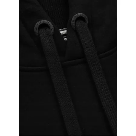 BLUZA męska z KAPTUREM PIT BULL gruba 360GSM KANGURKA PITBULL czarna XL