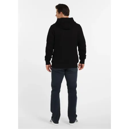 BLUZA męska z KAPTUREM PIT BULL gruba 360GSM KANGURKA PITBULL czarna XL