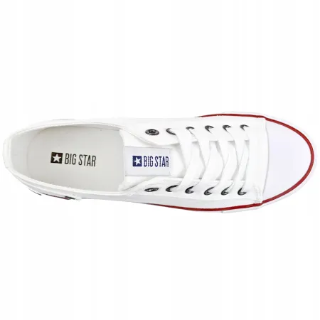 TRAMPKI damskie niskie BIG STAR tenisówki klasyczne DD274336 białe 36