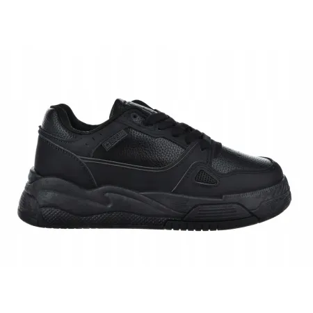BUTY sportowe damskie BIG STAR sneakersy SKÓRZANE niskie czarne NN274666 36