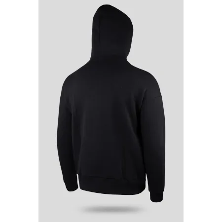 BLUZA damska CAMPUS TALISHA dresowa ROZPINANA oversize z KAPTUREM czarna S