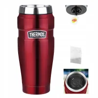 KUBEK TERMICZNY TERMOS turystyczny termokubek THERMOS stal nierdzewna 470ml