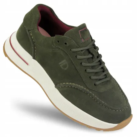 Buty sportowe damskie Daniel Lopez skórzane SNEAKERSY khaki SS2D4054 36