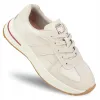 Buty sportowe damskie Daniel Lopez skórzane SNEAKERSY beżowe SS2D4043 41
