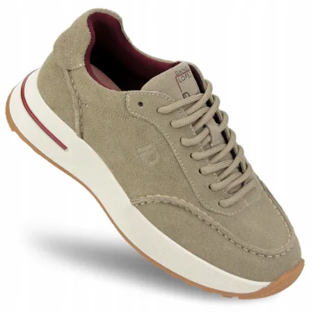 Buty sportowe damskie Daniel Lopez skórzane SNEAKERSY beżowe SS2D4056 41