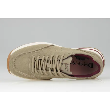 Buty sportowe damskie Daniel Lopez skórzane SNEAKERSY beżowe SS2D4056 41