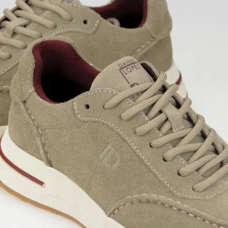 Buty sportowe damskie Daniel Lopez skórzane SNEAKERSY beżowe SS2D4056 41