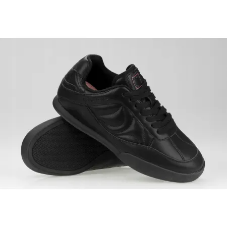 Buty sportowe damskie Daniel Lopez skórzane SNEAKERSY czarne SS2D4018 38