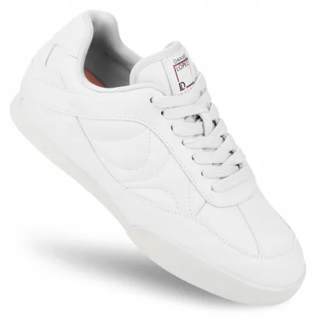 Buty sportowe damskie Daniel Lopez skórzane SNEAKERSY białe SS2D4019 41