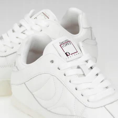 Buty sportowe damskie Daniel Lopez skórzane SNEAKERSY białe SS2D4019 41