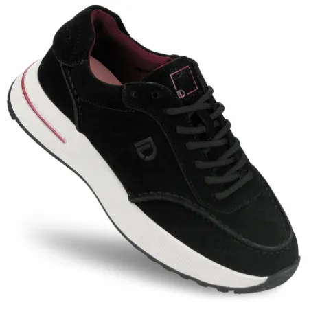 Buty sportowe damskie Daniel Lopez skórzane SNEAKERSY czarne SS2D4053 37