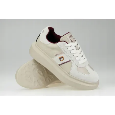 Buty sportowe damskie Daniel Lopez skórzane SNEAKERSY beżowe SS2D4003 41