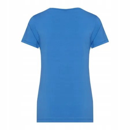 Koszulka damska T-SHIRT z krótkim rękawem CAMPUS CORRINA niebieska L