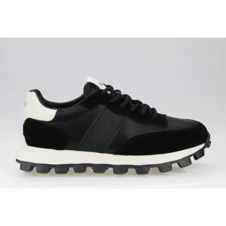 BUTY sportowe męskie GOE sneakersy SKÓRZANE czarne OO1N4001 44